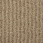 Neutral grey ribbed wool carpet swatch detail