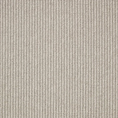 Neutral ribbed wool carpet swatch detail