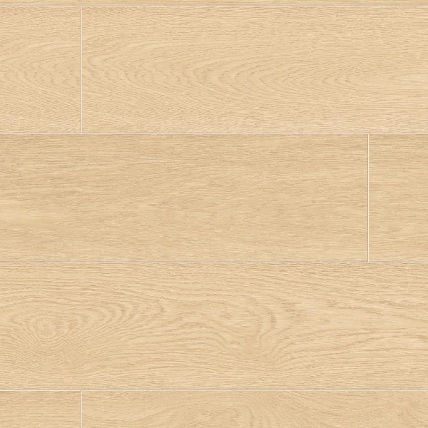 SPC flooring with a wide-plank, natural golden-blonde oak (1)
