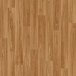 Warm mid-tone oak wood-effect vinyl flooring