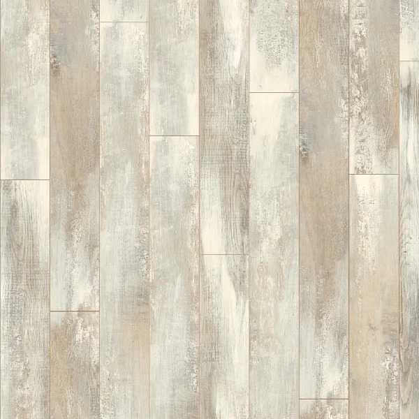 Whitewashed laminate wood flooring