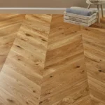 Chevron engineering wood flooring planks