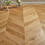 Chevron engineering wood flooring planks