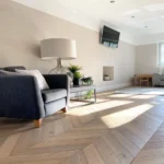 Chevron engineering wood flooring texture