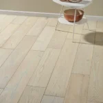 Engineering wood flooring planks close up