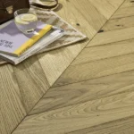 Modern chevron engineering wood flooring