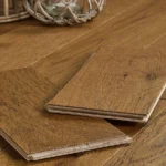 Modern honey engineering wood flooring room