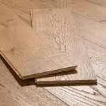 Modern oak engineering wood flooring in room