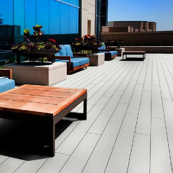 Modern outdoor deck flooring in Dubai
