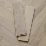 Close-up of Herringbone Scandi Oak solid Wood