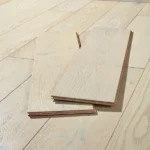 Textured engineering wood flooring in room