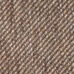 Close-up of a brown and tan diagonal twill weave fabric