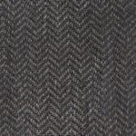Close-up of brown and black herringbone weave