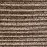 Close-up of warm taupe and brown textured loop pile carpet