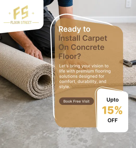 How to install carpet o concrete floor CTA banner