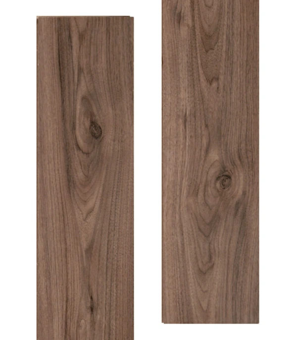 Two planks of light grey oak wood flooring.